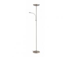 Lampadaire design avec liseuse Brilliant Anny Nickel Métal G93024/13