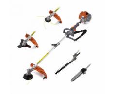 Multifonction thermique 65cc 5 en 1 Débroussailleuse Tronconneuse Taille-haie -Greencut