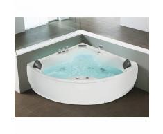Baignoire d'angle - baignoire balnéo / whirlpool - hydromassage & chromothérapie - Senado