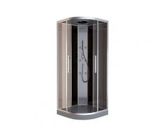 Cabine de douche 1/4 Rond BALI 90cm - SANITAIRE.FR