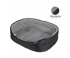 Panier mousse 80cm - Noir et gris - Pour chien
