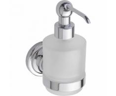Distributeur de savon liquide en chrome et en verre RETRO 7,35x15x13,5 cm / 200 ml - BEMETA