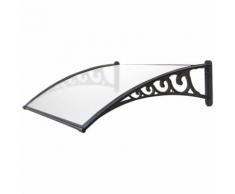 Auvent toit modulaire panneaux en polycarbonate satiné 120x100cm NAXOS 821/6 - BRICOBRAVO