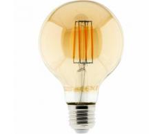 Ampoule LED Déco filament ambrée 6W E27 Globe - ELEXITY