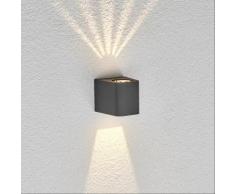 Applique d'extérieur Karsten Applique d'extérieur LED Gris graphite - LAMPENWELT