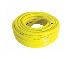 Tuyau PVC d'arrosage jaune anti torsion O19 en 25m - ALFAFLEX