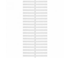 Grille modulable piscine FLEXIGRIL blanche- 200x500mm - Hauteur 25mm - FIRST PLAST