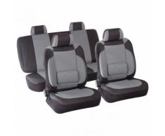 Housse de siège auto voiture Gris Set complet