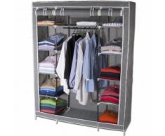 Armoire de rangement dressing XXL gris