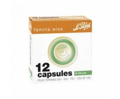 Lot de 12 capsules pour terrine Le Parfait Familia Wiss 100mm