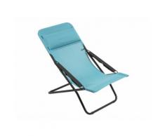 Chilienne multiposition pliante en acier et toile Duo Batyline TRANSABED XL PLUS Aqua