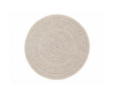 Tapis rond intérieur/extérieur en polypropylène spirale géométrique D.160cm JAKE Laine