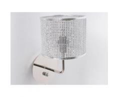 Applique murale en métal avec bouton variateur hauteur 30cm Shaki