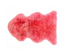 Tapis 100% peau de mouton 65x100cm DOUCHKA Rose