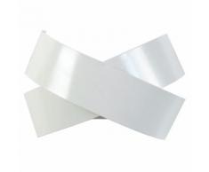 Applique murale tôles en acier croisées largeur 22 cm Bow Blanc