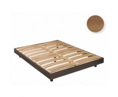 Sommier à lattes multiplis épaisseur 12 cm KIT SPOT Miel 140x190cm