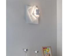 Applique carrées en métal avec lumière indirecte hauteur 25cm Kary