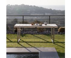 Table de jardin aluminium/composite 180x90 cm ELEGANZA