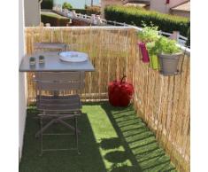 Canisse paillon pelé en roseaux naturels - Longueur : 5m 1.5m