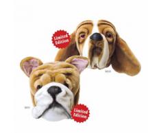 Trophée peluche tête d'animal 100% polyester et fibres Trophy Basset