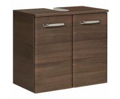 Meuble sous-lavabo 2 portes Longueur 60 cm WILLIAMS Moka Seul