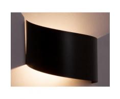 Applique murale design en métal longueur 26cm Vira Noir