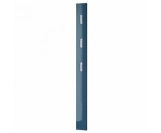 Porte manteau mural en bois 3 accroches rabattables H170cm COLORADO Pétrole