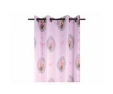 Rideau occultant à œillets polyester enfant tableau poney cheval rose 135x260cm ETALON