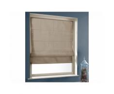 Store bateau tamisant 40% coton 60% polyester uni à visser BOAT Taupe 100x180cm