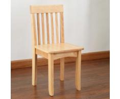 Chaise enfant en bois L34xP32xH68cm AVALON Naturel