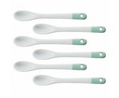 Cuillère à café en porcelaine - Set de 6 COLOR LAB Céladon