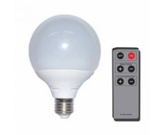 Ampoule LED 10W=60W culot E27 avec variateur + télécommande K-CHANGE Globe