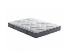 Matelas ressorts ensachés H23cm soutien ferme ALOINA 160x200cm