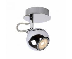 Spot LED orientable en métal chromé hauteur 16cm Comet