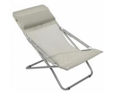 Chilienne multiposition pliante en acier et toile Seigle Batyline TRANSABED XL PLUS