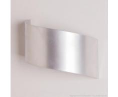 Applique murale design en métal longueur 26cm Vira Aluminium