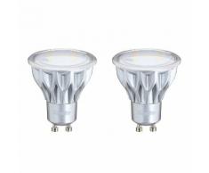 Lot de 2 ampoules LED pour spot réflecteur 4.2W = 25W culot GU10 xXx Evolution