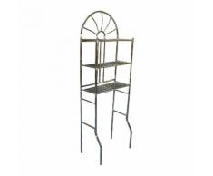 Etagère murale pour WC 3 niveaux en métal Longueur 60 cm LISEA Métal