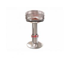 Barbecue charbon de bois inox Quickstart® 10 pers 47,5cm H99cm LOEWY 50 SST