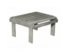 Table basse / repose pieds en acacia FSC RIVERHAUK Gris