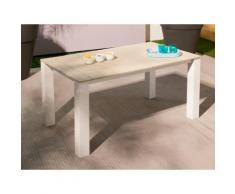 Table de jardin rectangulaire aluminium / composite 160x90cm JENSIA