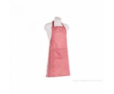 Tablier de cuisine 100% coton enduit antitache motif nid d'abeille 70x80cm SVEA Grenadine