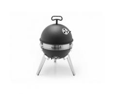 Barbecue nomade charbon de bois en acier 4 personnes 30x30x55cm BILLY