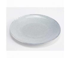 Assiette à dessert en verre D.20 cm - Lot de 6 pièces LISE Argenté