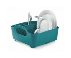 Egouttoir à vaisselle en plastique 38.1x35.6x19.1cm TUB Bleu