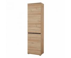 Penderie / Vestiaire 1 porte en bois L54cm H200cm LISSABON Hêtre