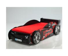 Lit voiture de courses avec sommier Couchage 90x200 cm CHALLENGER