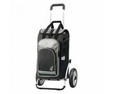 Chariot de course 2 roues pliable 2en1 châssis alu Royal Shopper Hydro Noir