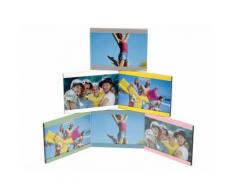 Cadre photo multivues pyramidal 6 vues 46x34.5cm SCANDI COLORAMA