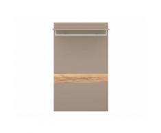 Penderie murale en bois avec accroches Calvi 4 accroches